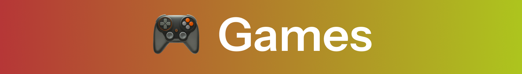 Games Banner